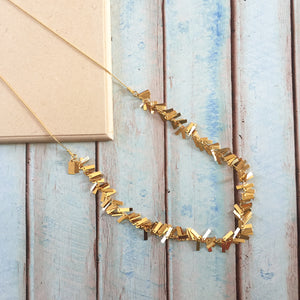 שרשרת פרא זהב ארוכה - Orly Furman-Jewelry Design