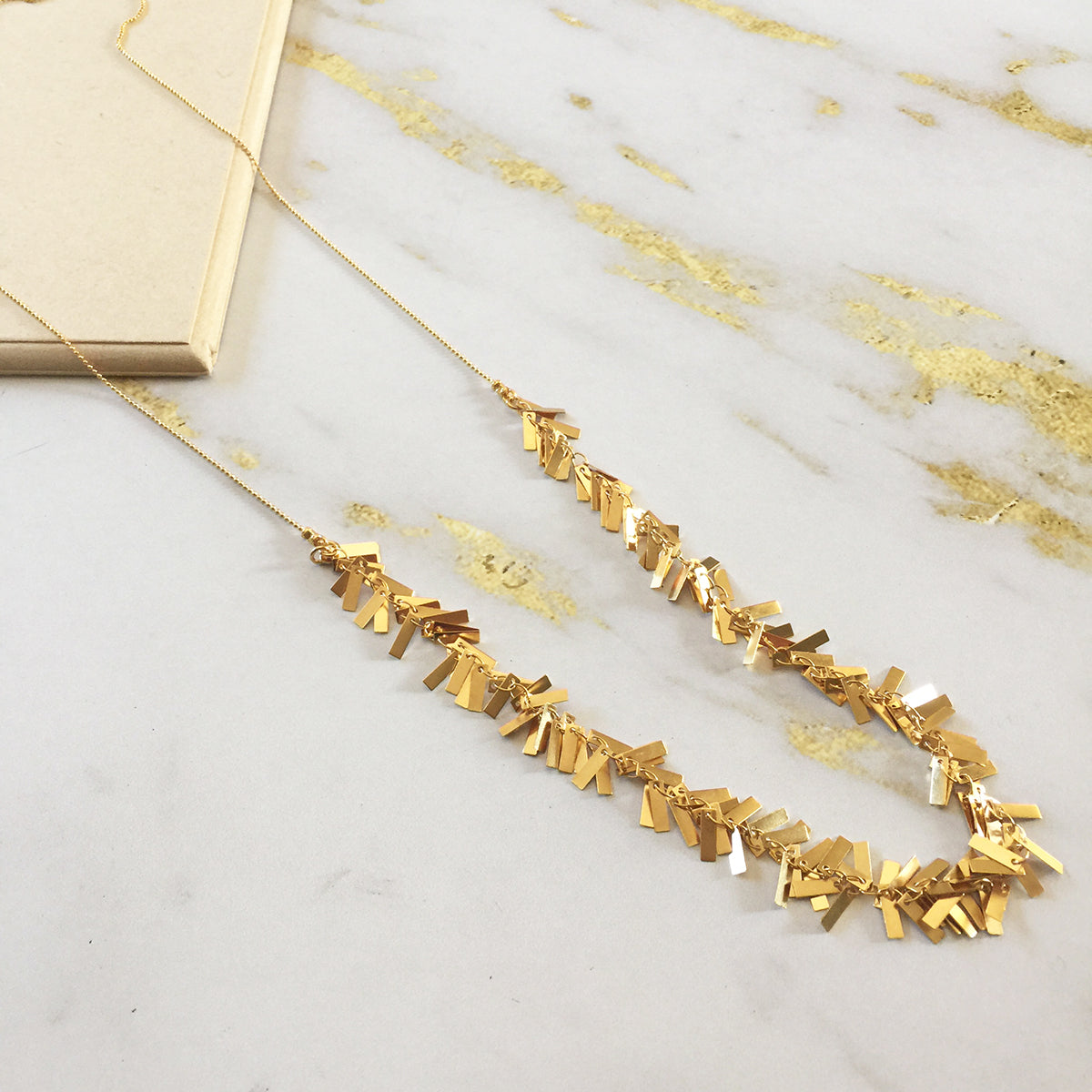 שרשרת פרא זהב ארוכה - Orly Furman-Jewelry Design